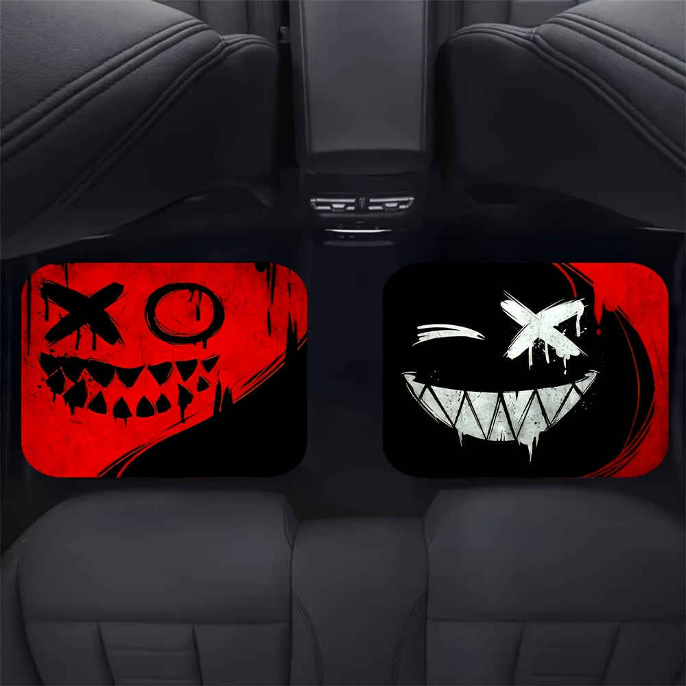 Ensemble de  4 tapis de sol de voiture à motifs de fantômes