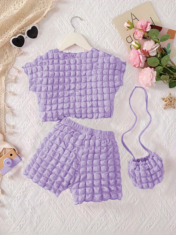 Ensemble trois pièces pour filles - Topdecheztop.fr