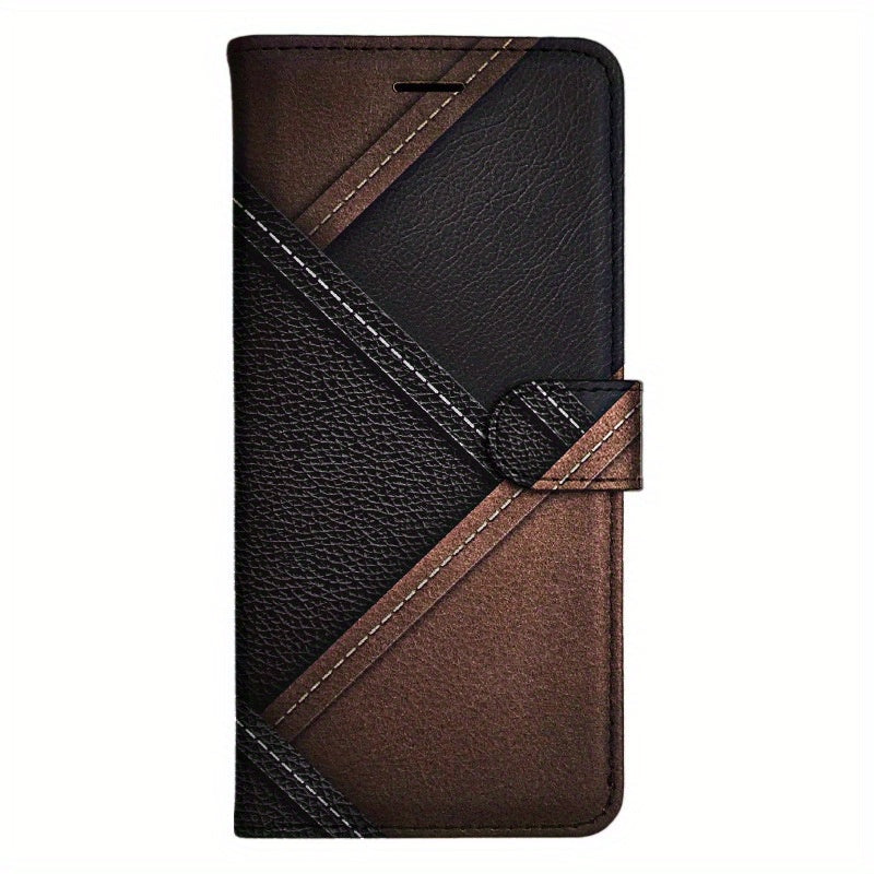 Étui portefeuille White Thread conçu pour différents modèles Samsung