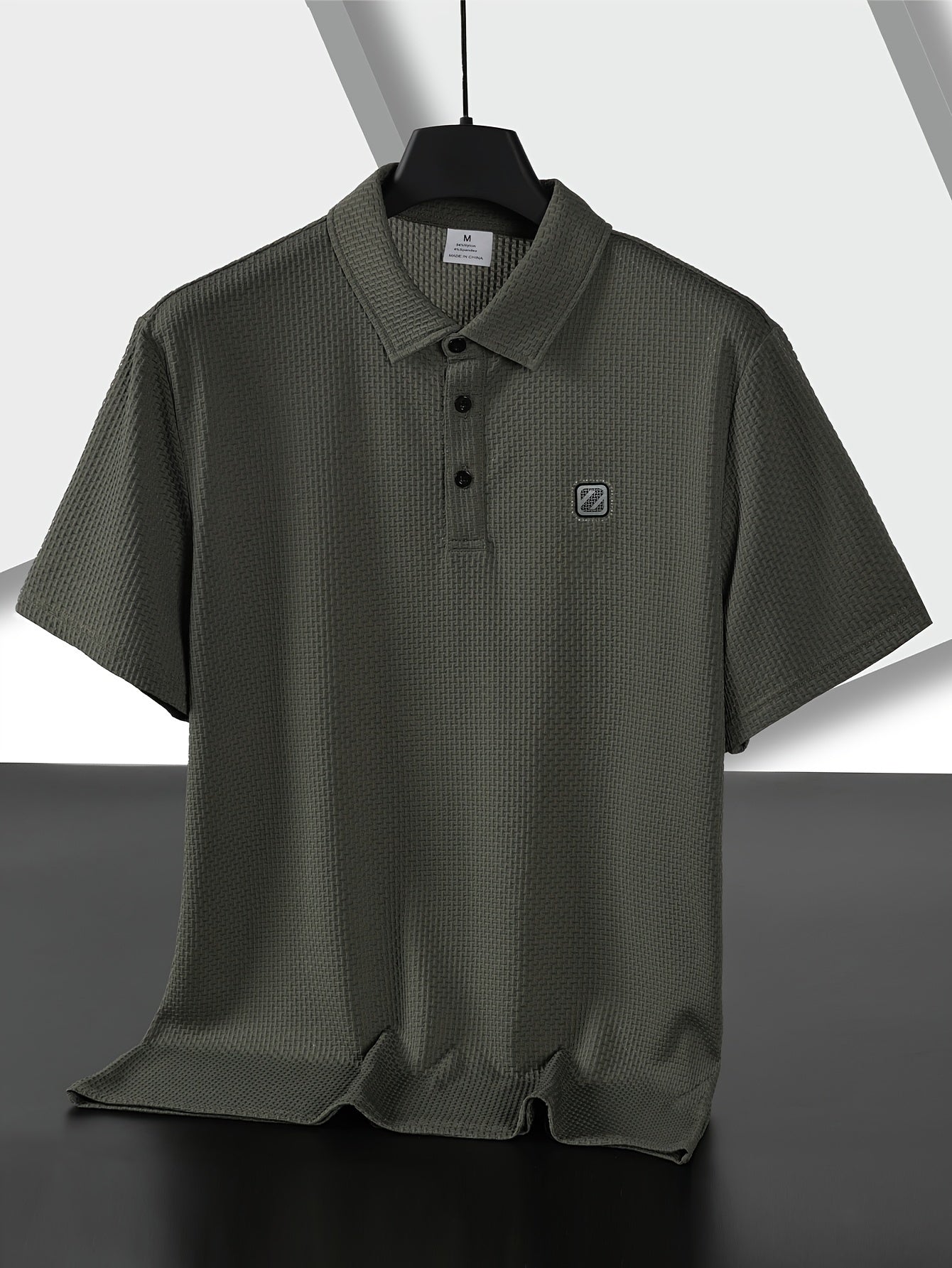 Chemise de golf unie pour homme