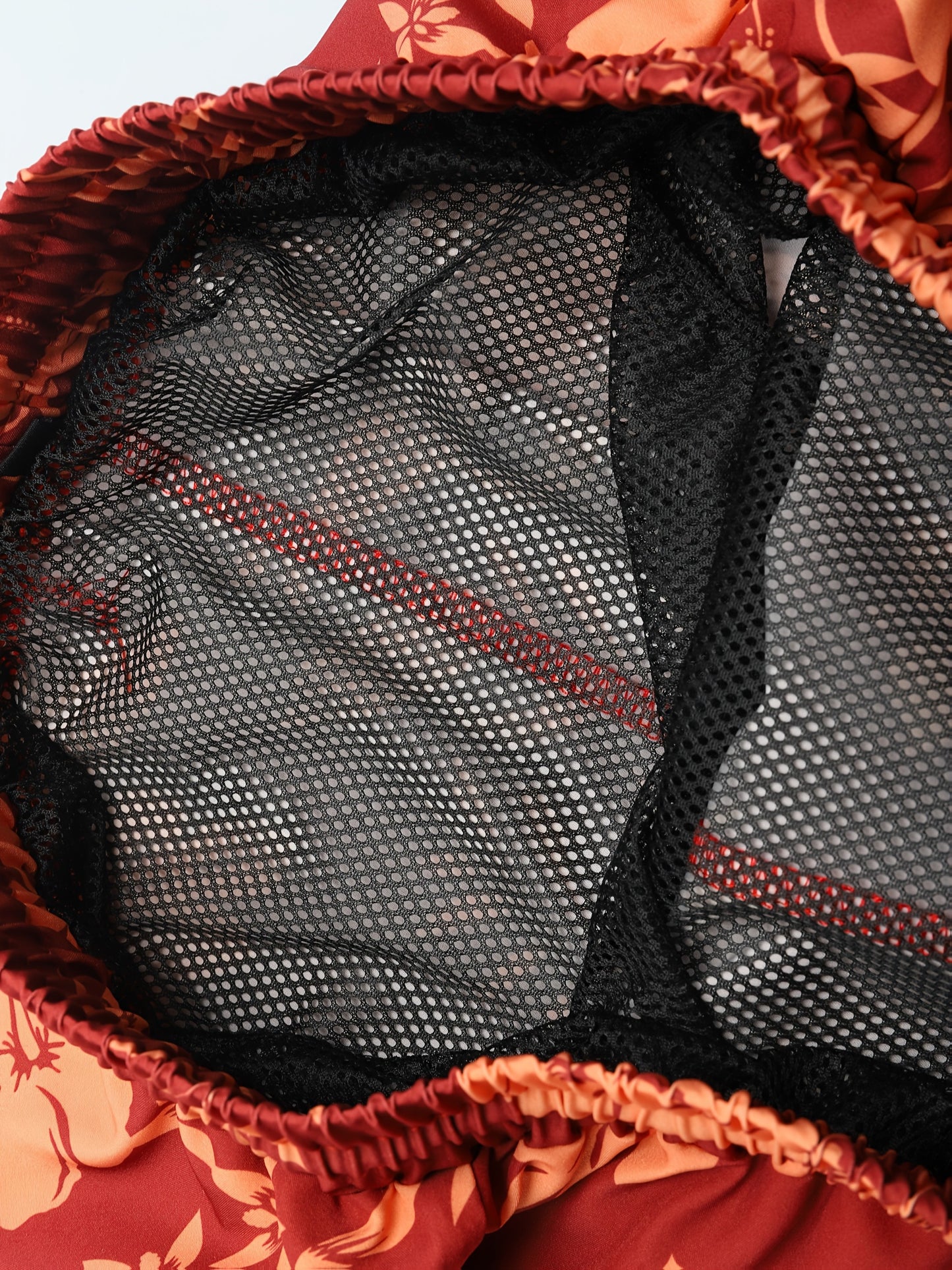 Short de bain élastique d'extérieur avec doublure en maille pour le surf, la plage