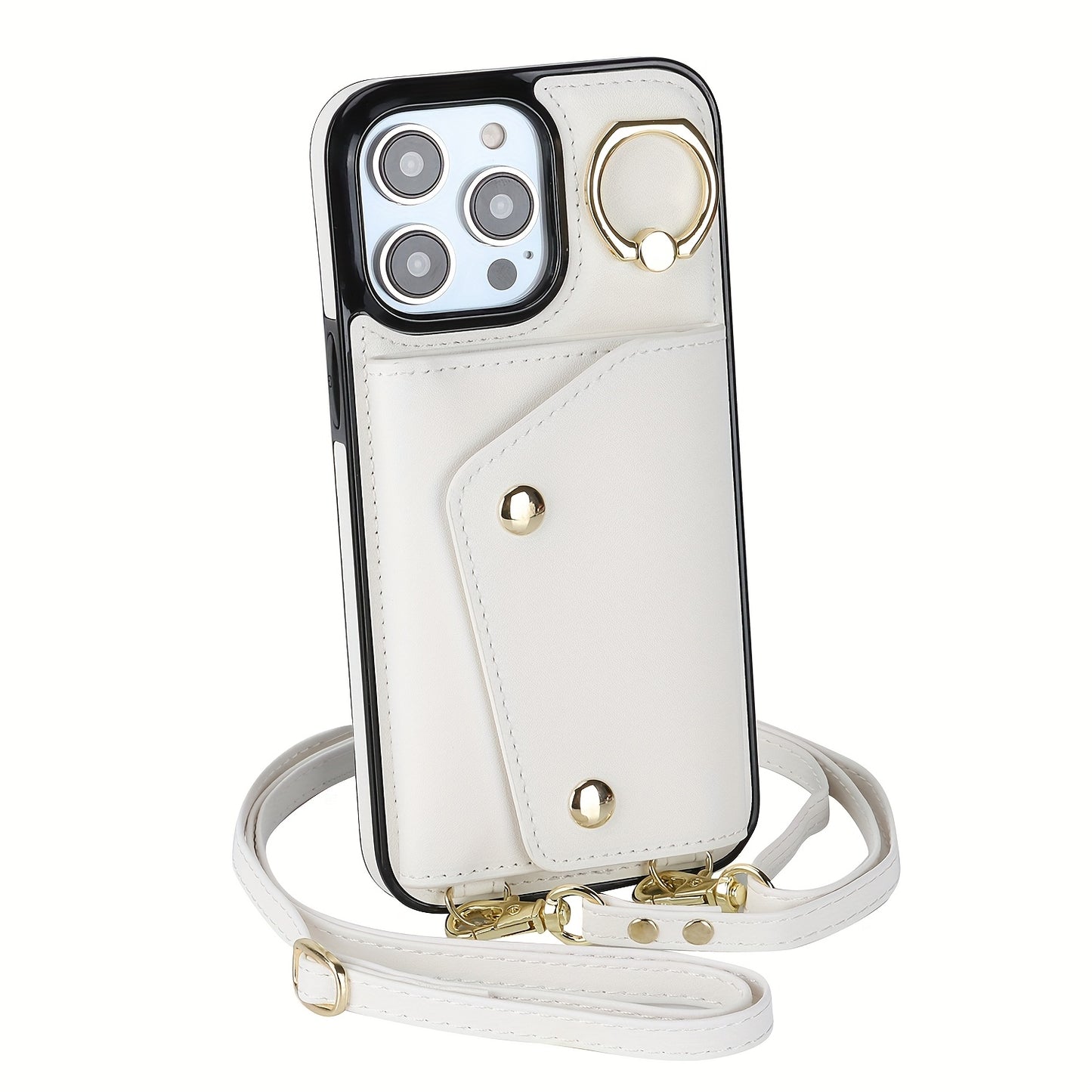 Etui portefeuille bandoulière pour femme est compatible avec les iPhone