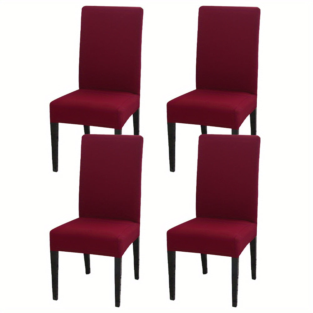 Housses de chaise extensibles en tissu fibreux, style classique - Topdecheztop.fr