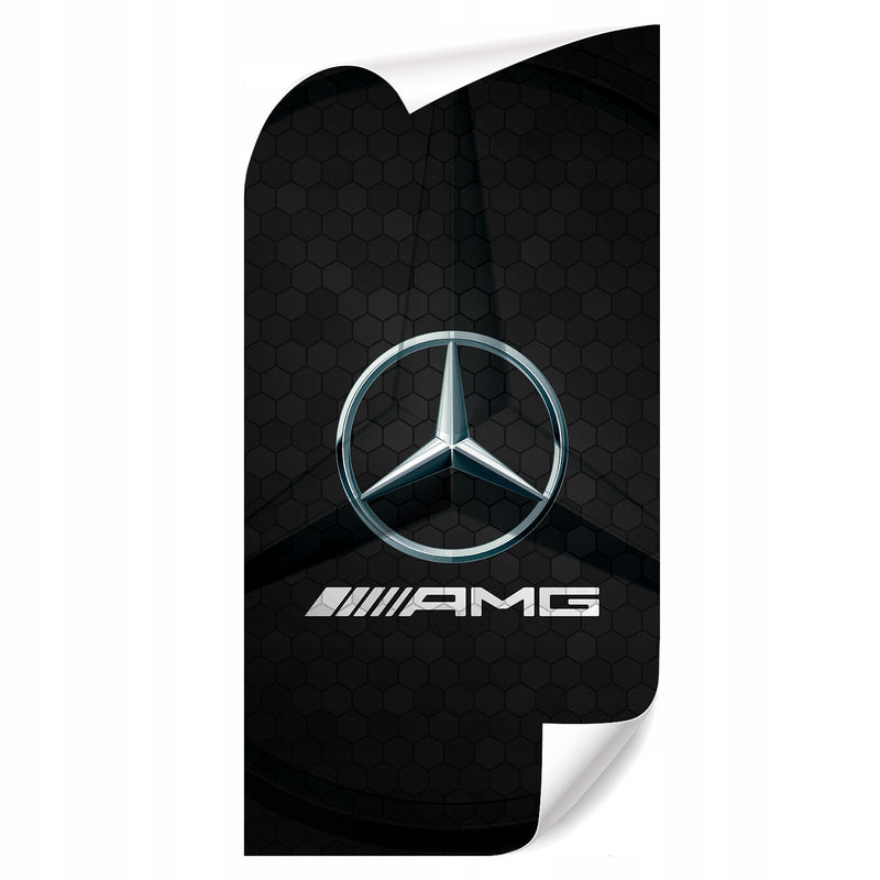 Autocollant AMG Mercedes pour montant de porte - 50 x 25 cm