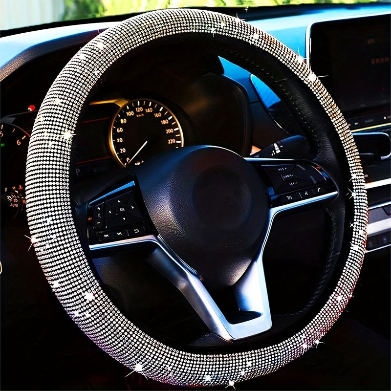Housse de volant de voiture luxueuse et bling-bling - Extensible - Topdecheztop.fr
