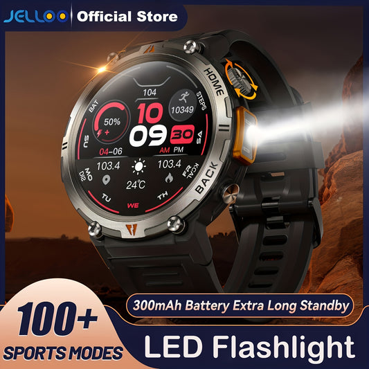 Montre connectée  pour homme avec écran TFT 360p, écran 3,68 cm