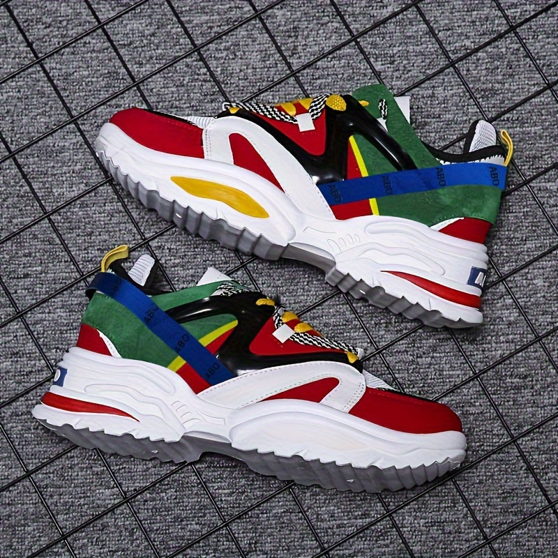 Baskets montantes tendance pour hommes - Chaussures décontractées polyvalentes