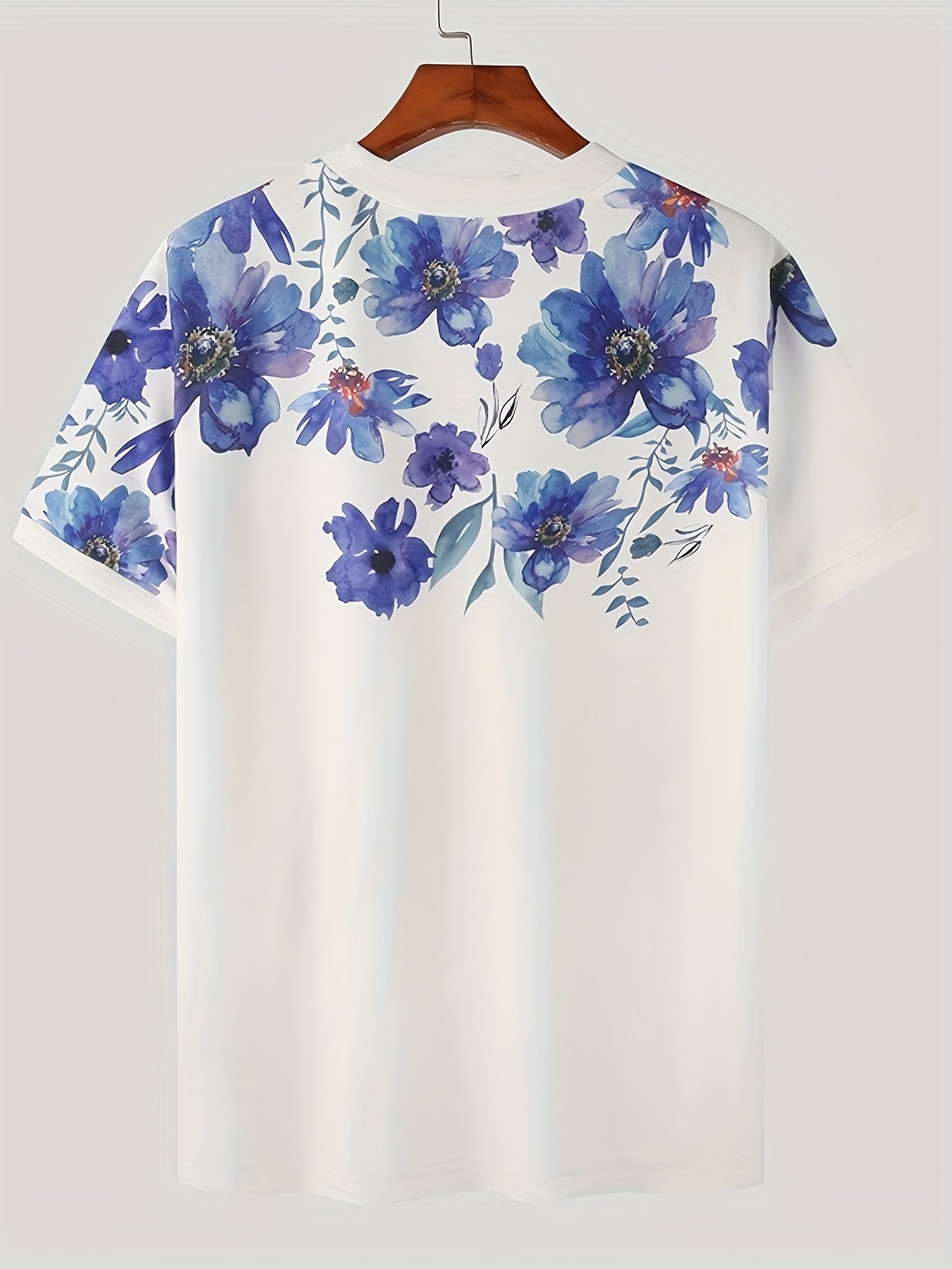 Pull en tricot à imprimé floral pour homme