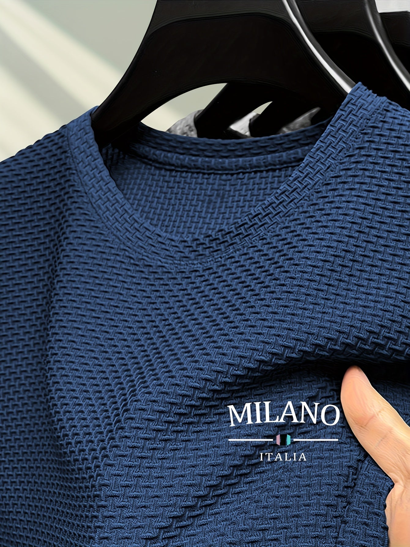 T-shirt à manches courtes et col ras du cou pour homme - Topdecheztop.fr