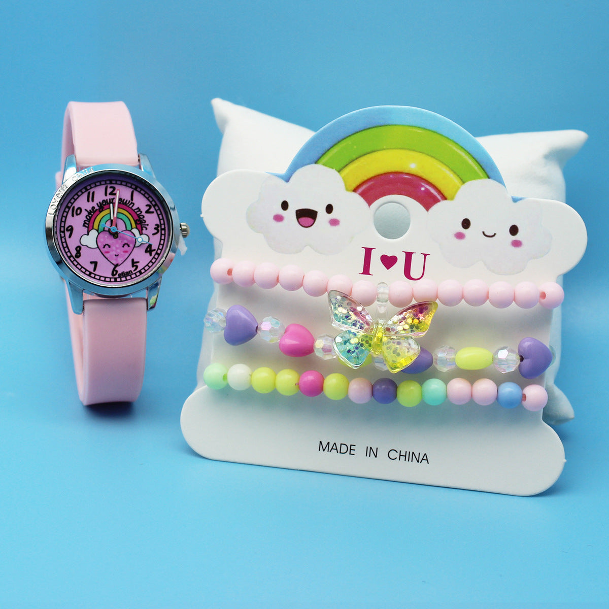 Ensemble de montre de dessin animé mignon pour enfants 8