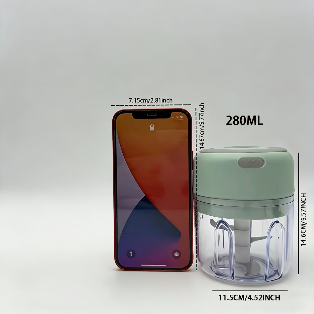 Hachoir électrique (280 ml), robot culinaire électrique
