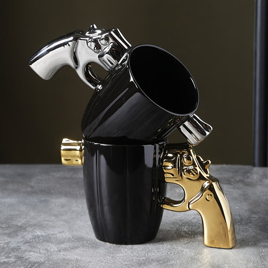 Mug en céramique à motif revolver (1 pièce)