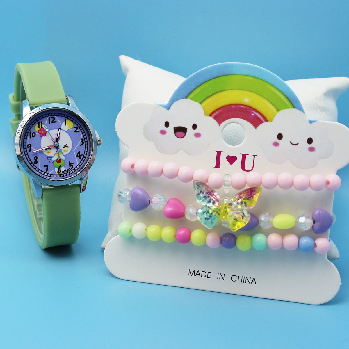 Ensemble de montre de dessin animé mignon pour enfants 6