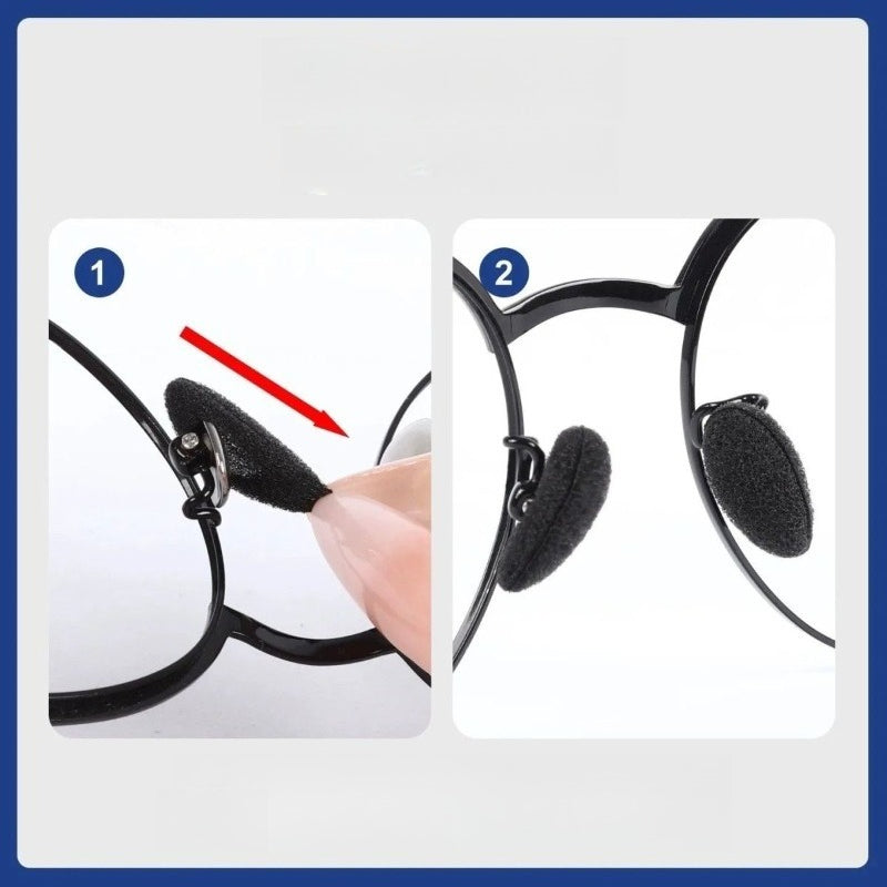 Coussinets de Nez pour Lunettes - Lot de 30 en Mousse Haute Densité