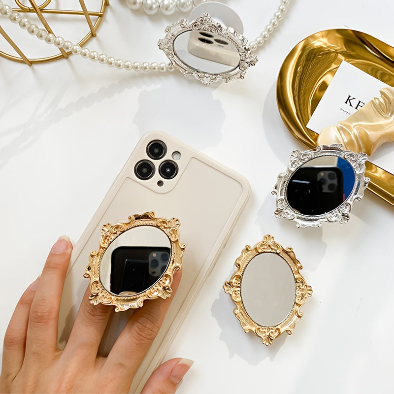 Support de téléphone pliable et élégant en ABS avec miroir