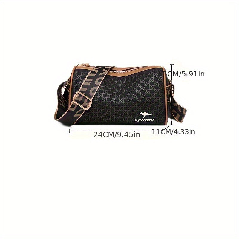Sac bandoulière cylindrique tendance
