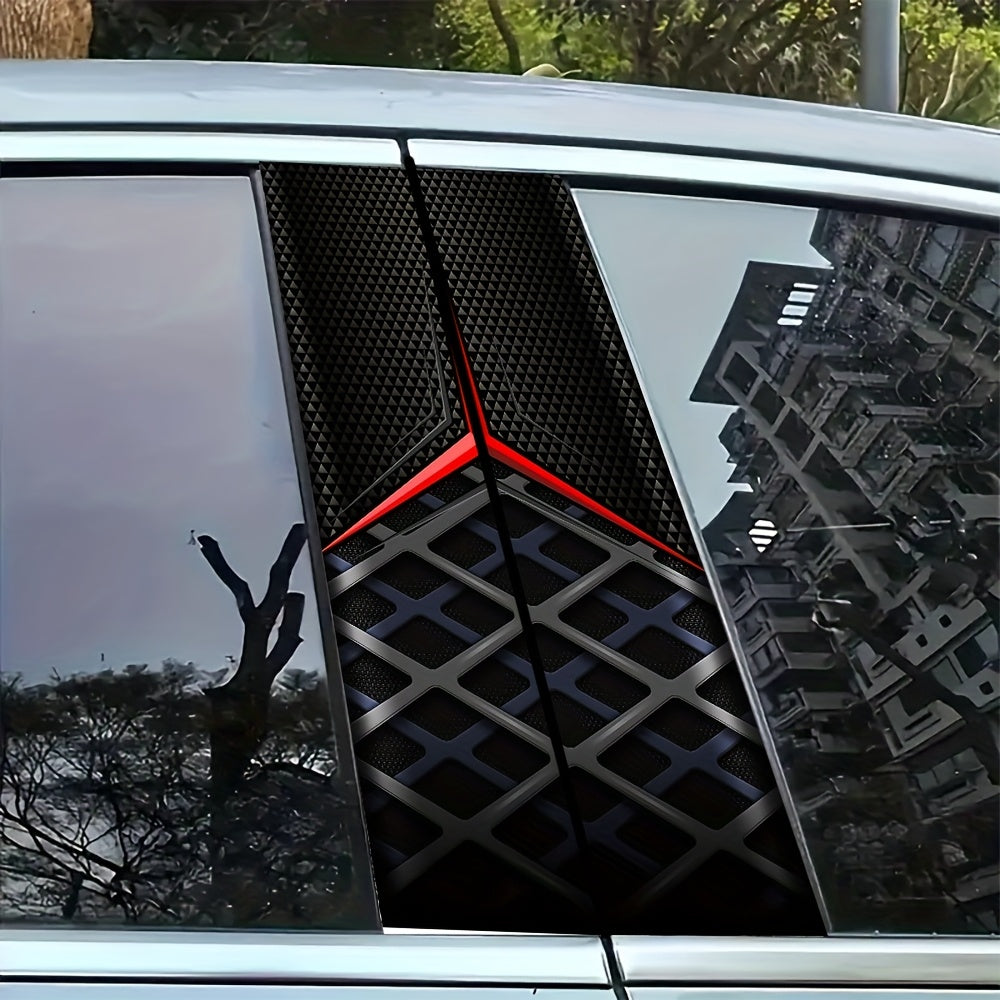 Lot de 2 autocollants géométriques tendance