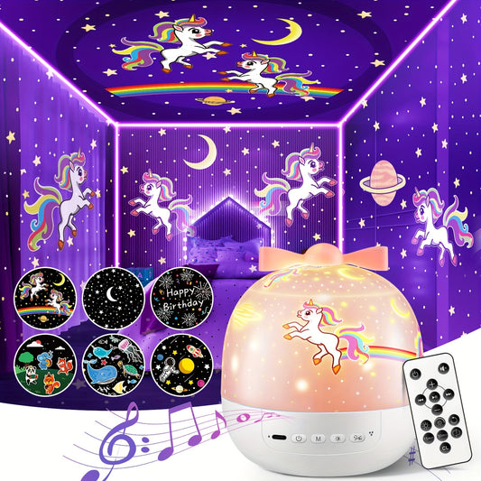 Adorable projecteur veilleuse au design étoilé, avec 15 films et 10 options - Topdecheztop.fr