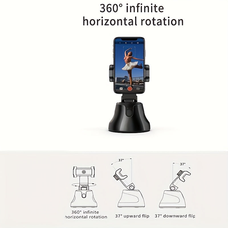Selfie rotative à 360° avec suivi intelligent du visage et IA