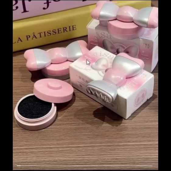 Tampon Double Cône pour Cils Inférieurs Papillon - Noir | Marron, Contouring Précis et Durable, Waterproof et Résistant à la Transpiration. Stylo Tampon Double Cône pour Eyeliner, Aspect Dégradé H-Bow, Film à Séchage Rapide, Effet de Cosmétique Longue Durée