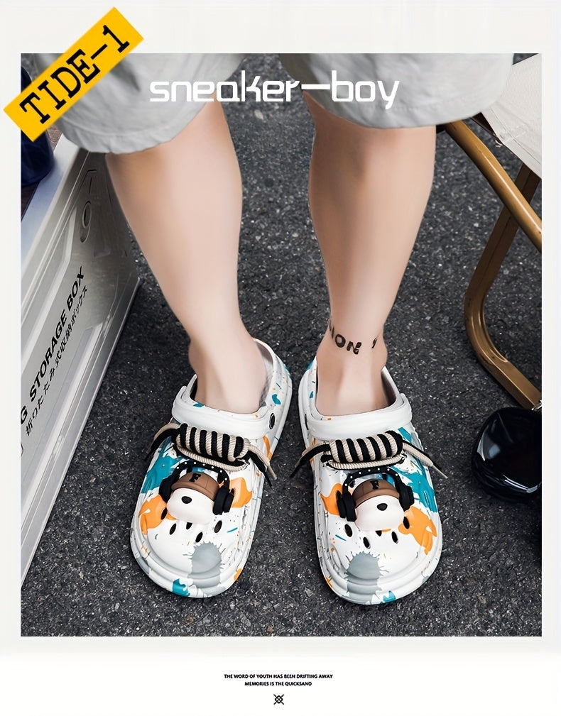 Sabots pour hommes/femmes à semelles épaisses , doux et confortables pour les loisirs de plein air, antidérapants et durables.