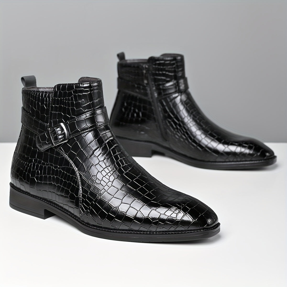 Bottines Chelsea vintage élégantes pour homme - Confortables