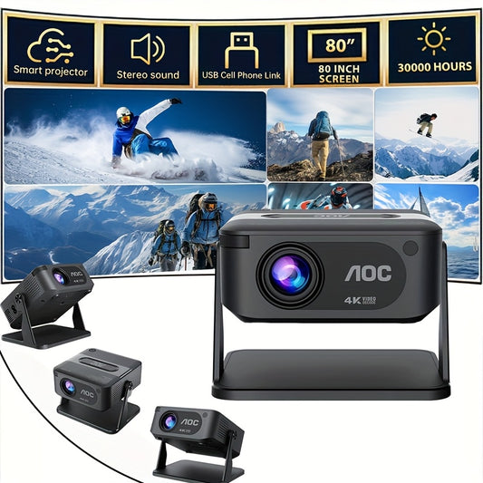 Mini projecteur AOC HA109 avec Wi-Fi et Bluetooth intégrés