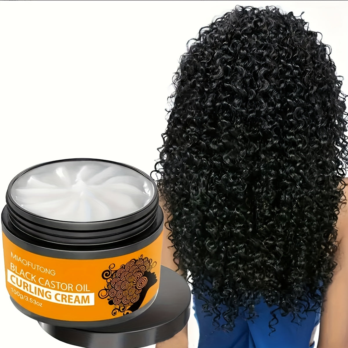 Crème Coiffante Élastique pour Cheveux Bouclés