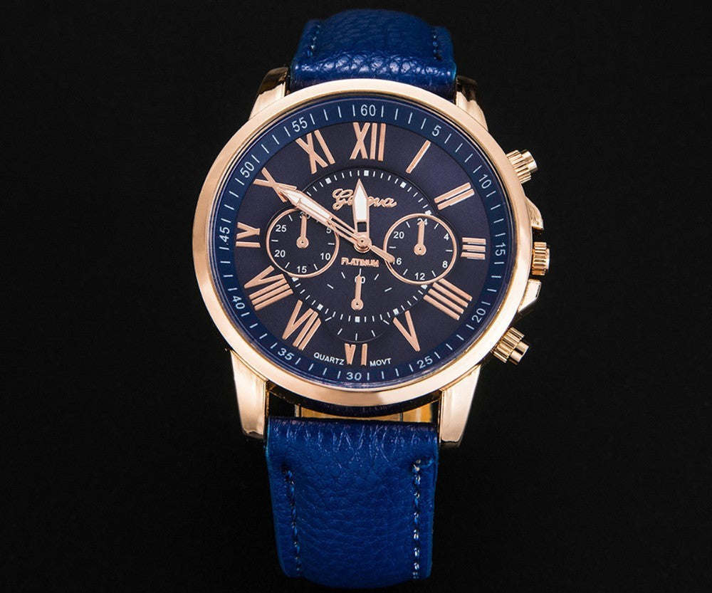 Montre pour hommes et femmes BLEU