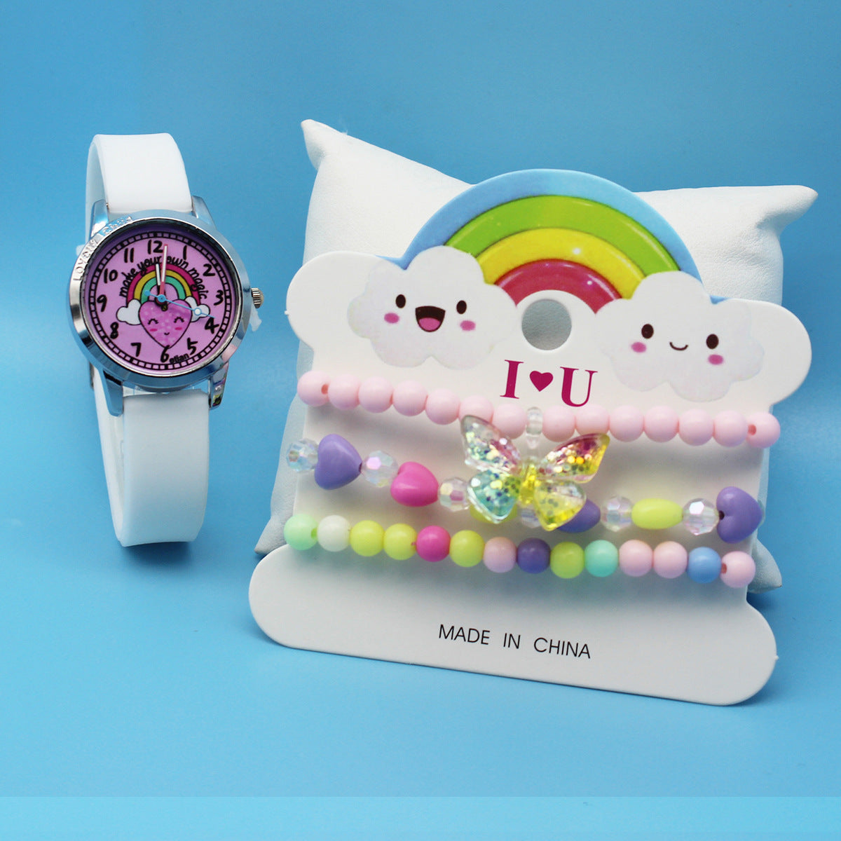 Ensemble de montre de dessin animé mignon pour enfants 14