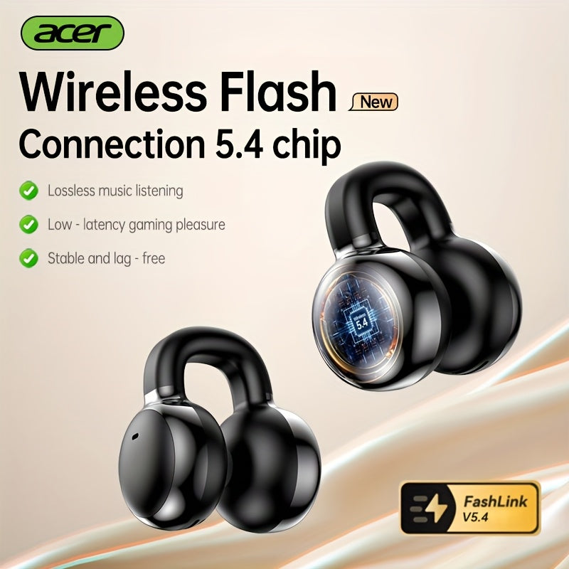 Casque sans fil Acer OHR537 : son haute fidélité, véritablement sans fil, stéréo