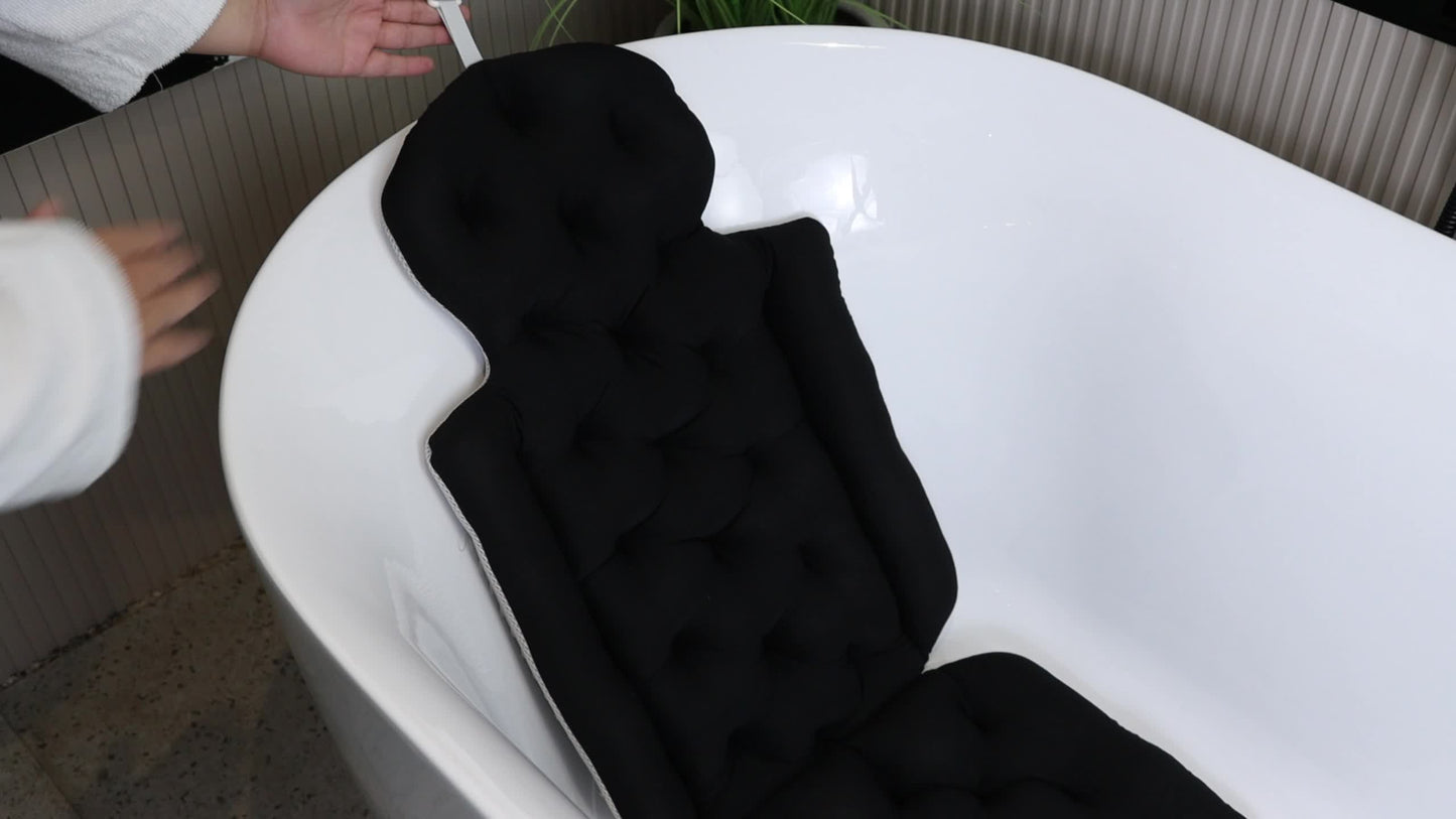 Tapis de bain adulte (1 pièce) avec 96 ventouses, tissu lavable à la main