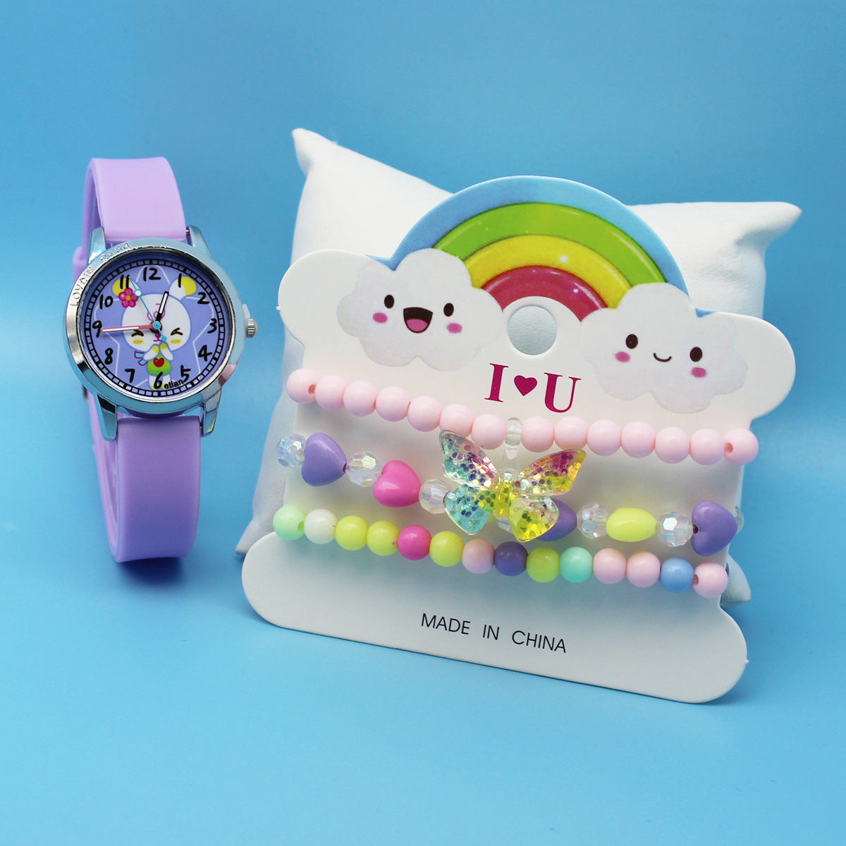 Ensemble de montre de dessin animé mignon pour enfants 12