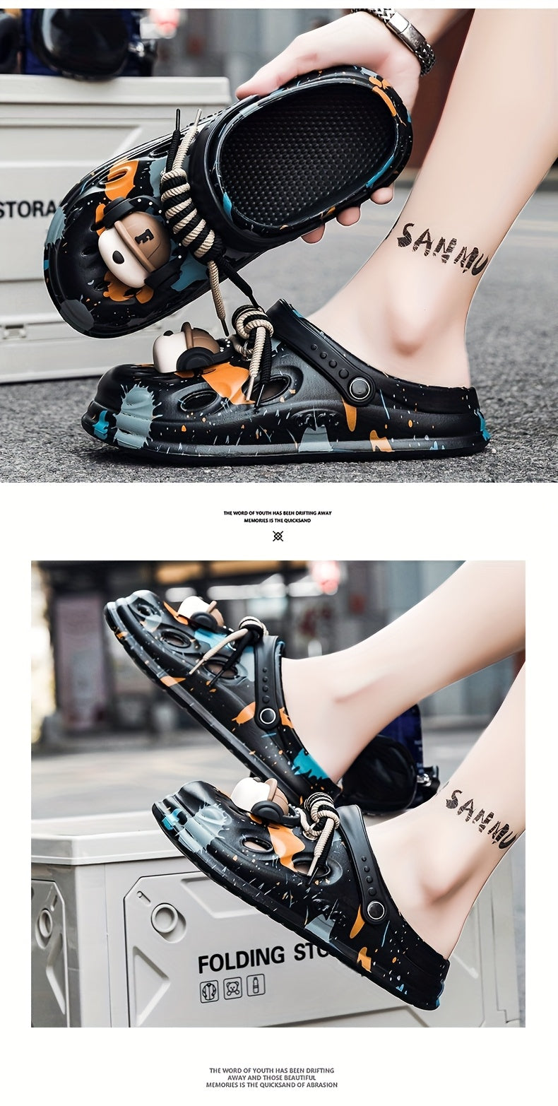 Sabots pour hommes/femmes à semelles épaisses , doux et confortables pour les loisirs de plein air, antidérapants et durables.