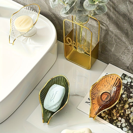 1 porte-savon créatif en plastique avec drainage automatique - Topdecheztop.fr