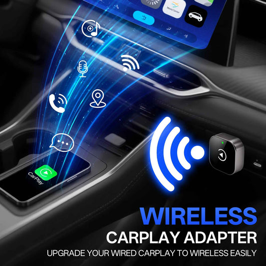 Adaptateur sans fil 2 en 1 CarPlay et Android Auto - Connexion automatique