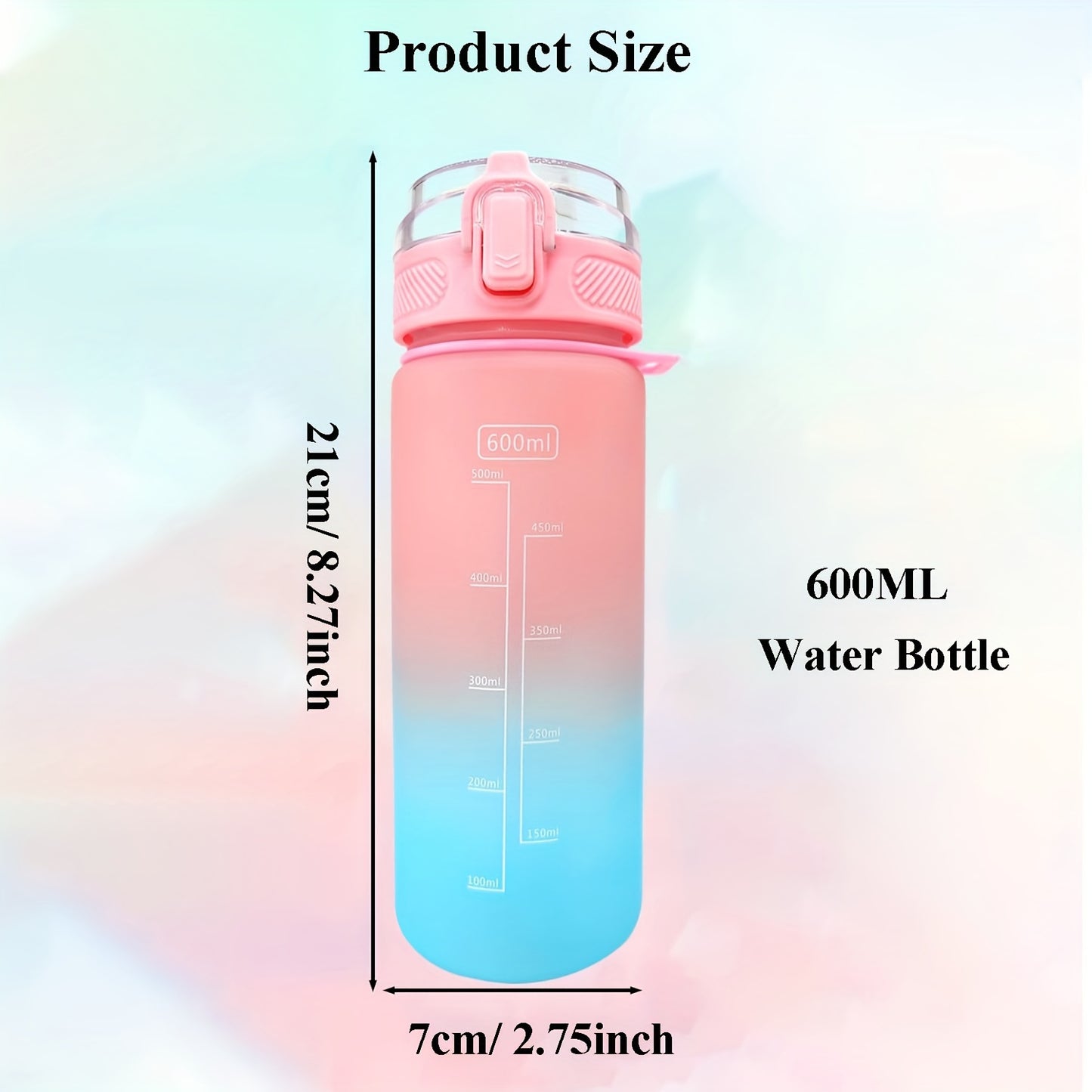 Kit de bricolage pour bouteilles d'eau de 600 ml avec autocollants - Topdecheztop.fr