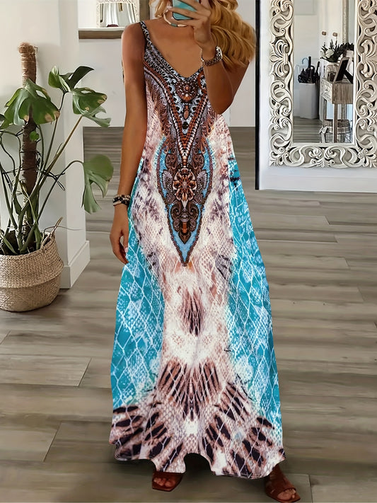 Robe à imprimé graphique - Topdecheztop.fr