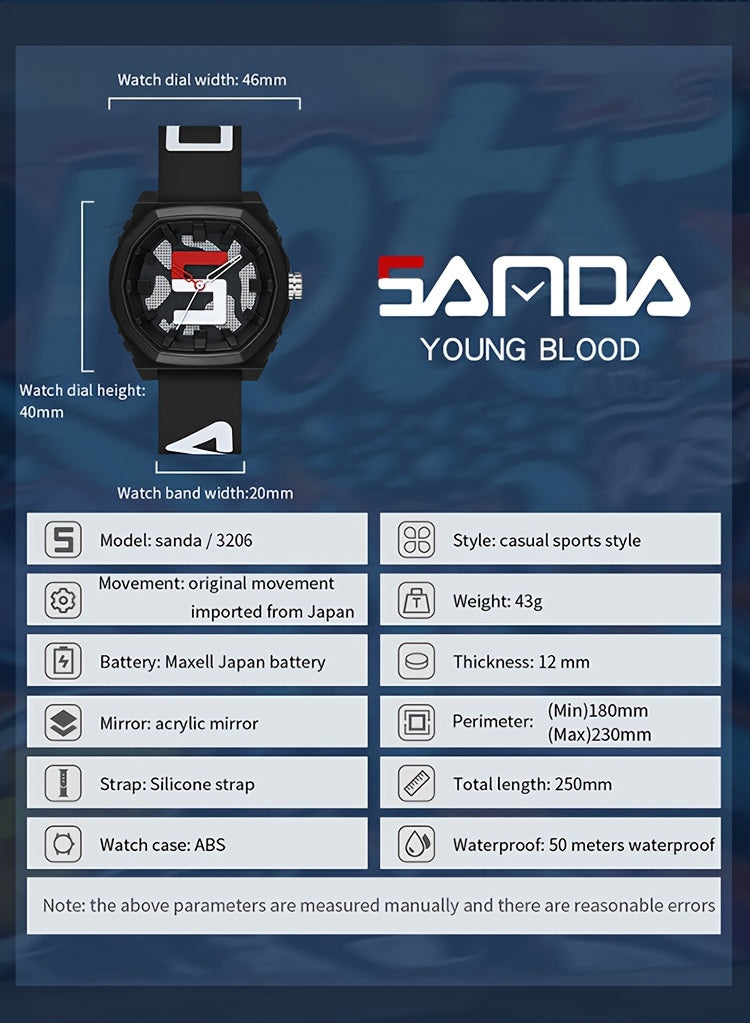 Montres SANDA pour hommes et femmes, enfants - Topdecheztop.fr