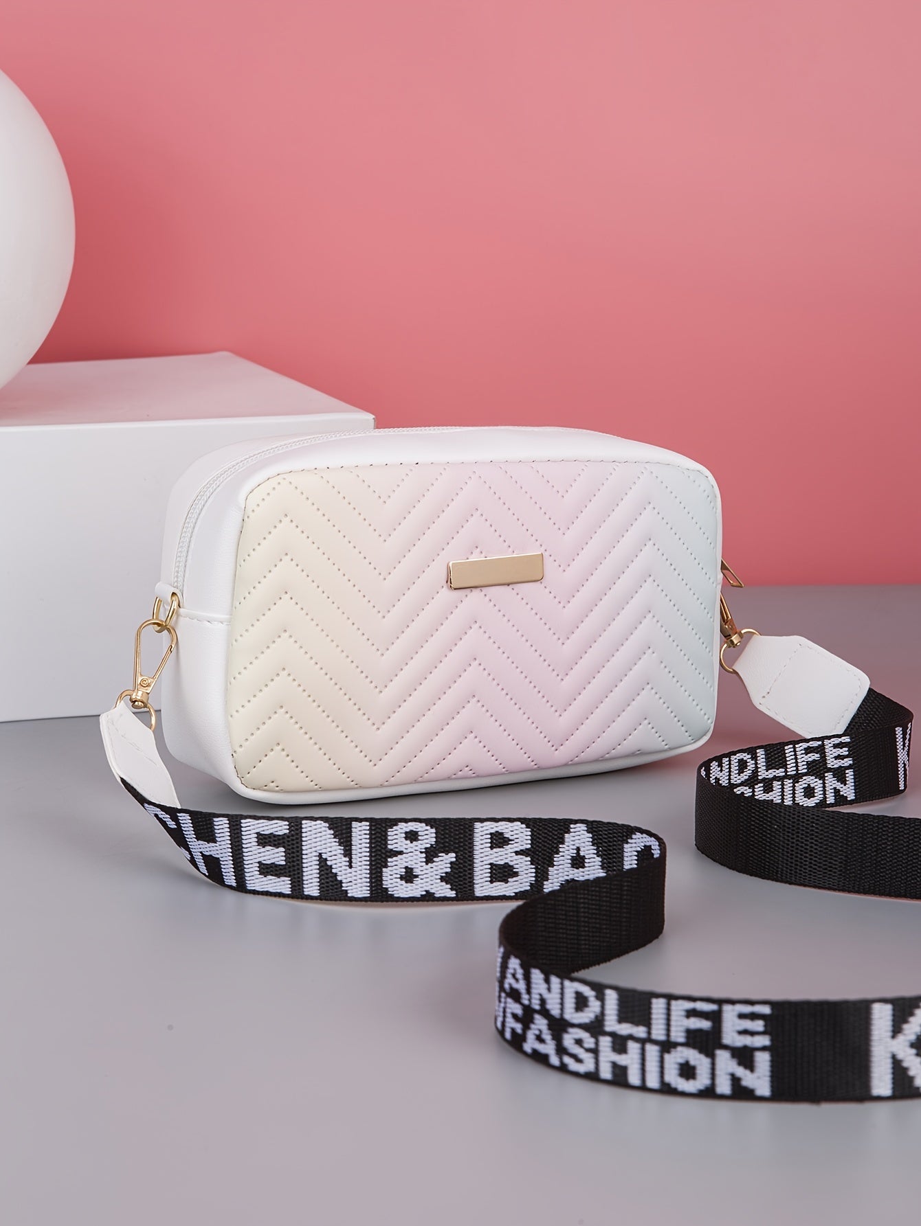Sac bandoulière matelassé dégradé tendance - Topdecheztop.fr