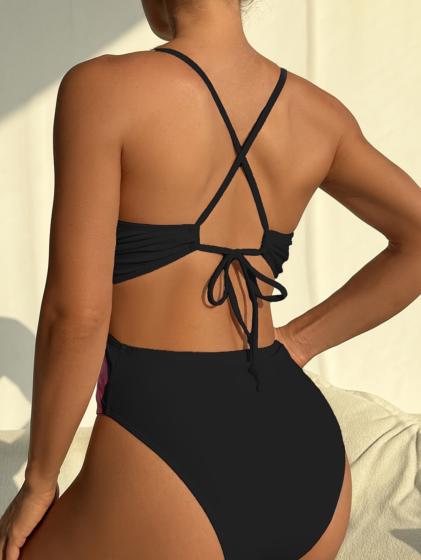 Maillot de bain une pièce imprimé pour femme