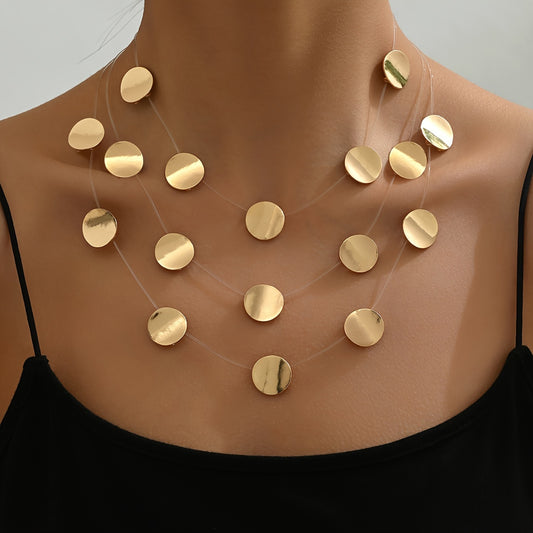 Collier géométrique circulaire