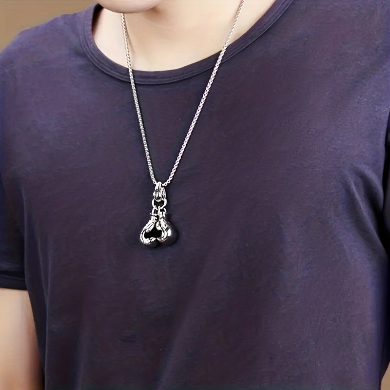 Collier avec pendentif en forme de gants de boxe - Topdecheztop.fr