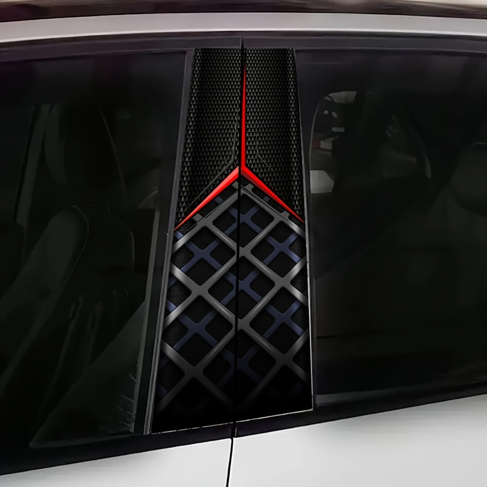 Lot de 2 autocollants géométriques tendance