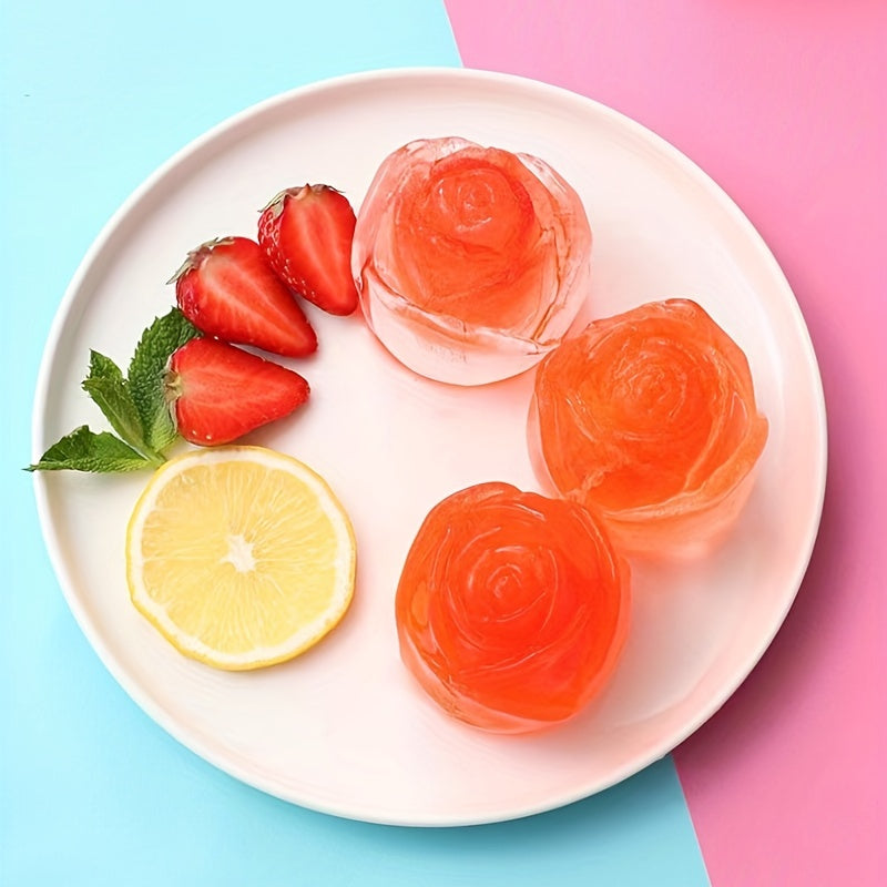 Réalisez de délicieuses boules de glace en forme de rose