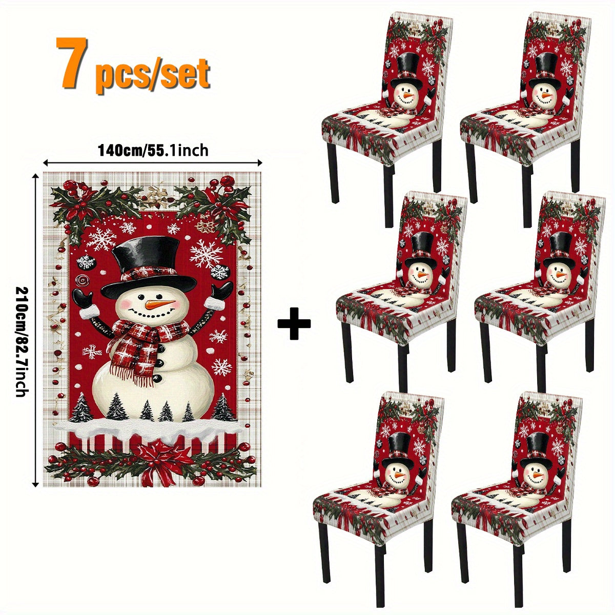 Ensemble de  7 PCS , Noël