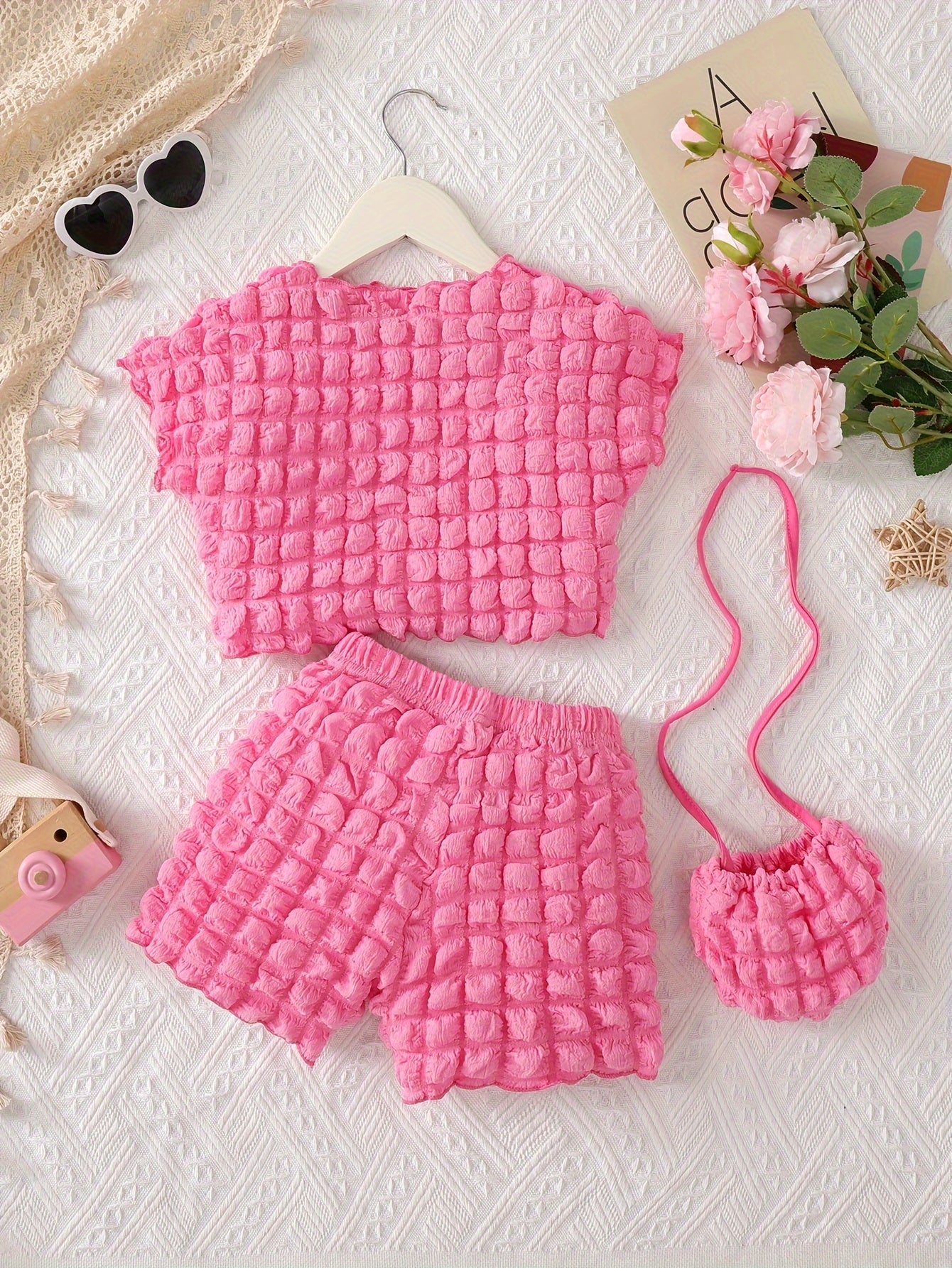 Ensemble trois pièces pour filles - Topdecheztop.fr
