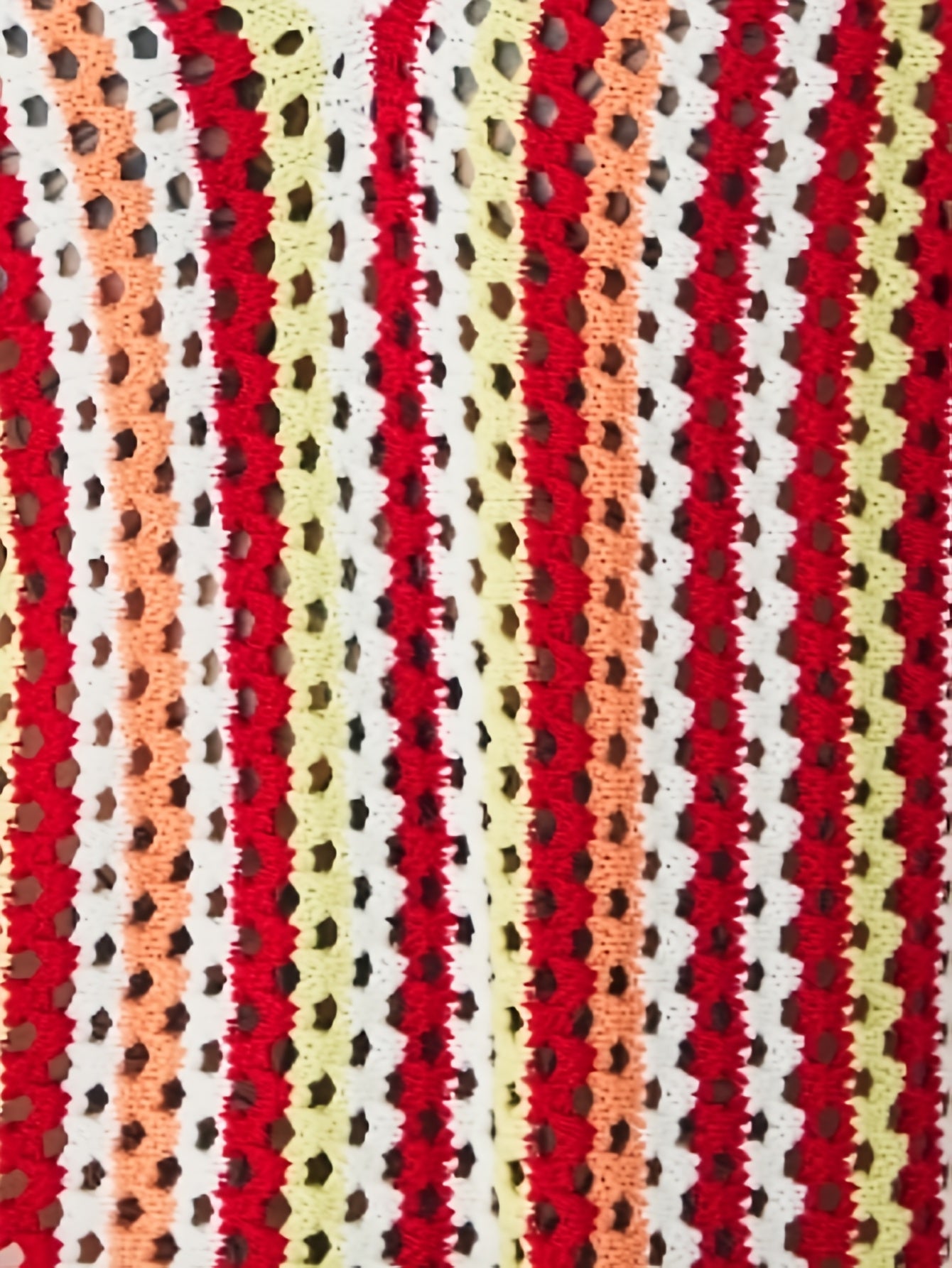 Gilet ajouré au crochet