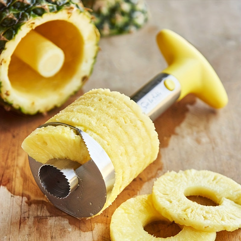 Éplucheur d'ananas en acier inoxydable (1 pièce)