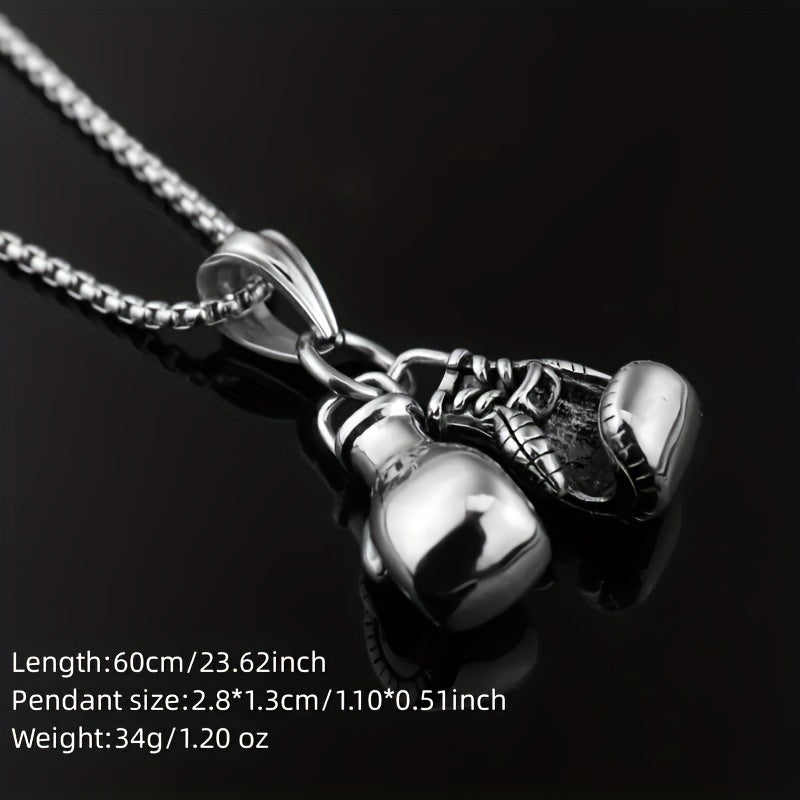 Collier avec pendentif en forme de gants de boxe - Topdecheztop.fr